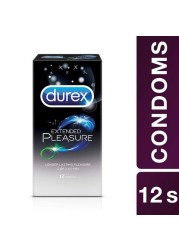 Durex Condoms Extended Pleasure Pack, 12 Pieces