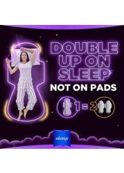 Always Dreams Clean/Dry Maxi Thick Night Long Pads With Wings 7 Pads