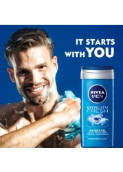 Nivea Men Vitality Fresh Shower Gel 250ml