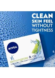 Nivea Cream Soap With Lemongrass And Oil 100 gm