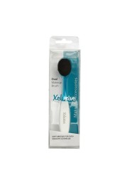 X-Close Oval Makeup Brush - Blue & White