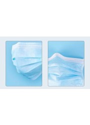 3Ply Disposable Face Mask 50pcs per Box BFE>95%