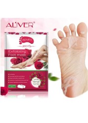 Pack Of 5 rose Exfoliating Foot Peel Mask