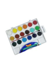 Watercolor 18 colors 22 mm + brush by JOVI