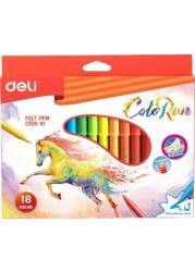 Deli Colored Pencils 18 Pieces Set