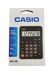 Casio Basic 8-Digit Calculator, Black