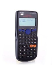 Casio ES Plus Series Non-Programmable Calculator, Black/Grey/Purple