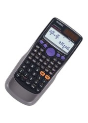 Casio FX-85ES PLUS 12-Digit Scientific Calculator, Black/Grey/Purple