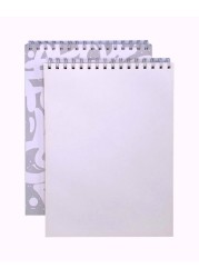 Lango 16 karat spiral sketchbook / cute star design sketchbook