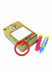 Cool Baby 26 Letters Coloring Card with Magic Pen