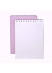 Lango Style - 16 karat spiral sketchbook / pink fox design sketchbook