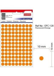 Tanix 10mm Multipurpose Sticker Orange