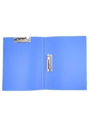 Alyssa File Folder with Double Spring Clip, Size A4, Blue