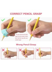 Aiwanto Pencil Grips for Kids Pen Pencil Grip Writing Grip for Children's Easy Writing Grip Trainer