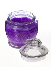 Hexa Fragrance Jar Glass with lid