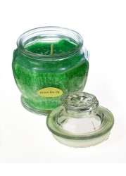 Hexa Fragrance Jar Glass with lid