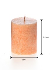 Cream Pillar Candle