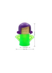 ALISSA-Microwave Cleaner Airfreshner- High Temp Microwave Oven Cleaner, Steam Cleaning Kit, Purple Green.