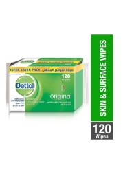 DETTOL WIPES ORGINAL 120'S