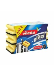 Vileda Glitzy Dish Sponge, 9 Pieces