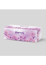 Metro Facial Tissues 200 Sheets - 2 Ply - 5 Packs