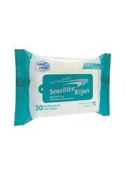 Cool & Cool Wet Wipes For Sensitive Skin 30 Pieces