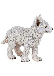 Babu Young Wolf Figure, Multicolor