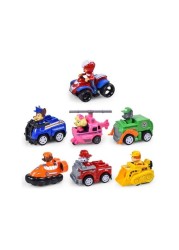 ALISSA-Patrol Toys Set Dog Puppy Patrol Rescue Car Action Figures Model Toy Chase Ryder Vehicle Car Kid Toy.