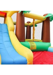 Edragon Mall - SHA -2020121 Wild Jungle Inflatable Bouncer House Jumping Trampoline Bouncy Castle Water With Swimming Pool For Kids