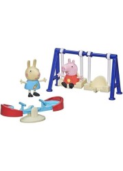 Peppa Pig Peppa's Adventures Peppa's Outside Fun Preschool Toy, with 2 Figures and 3 Accessories