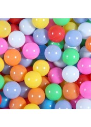 SKY-TOUCH 100pcs Colorful Soft Plastics Ocean Balls Perfect for Playpen and Ball Pit for Babies, Toddlers and Kids