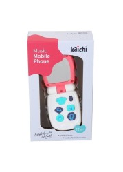 Educational Toy for Kids with Musical Mobile Phone for 12+ Months - Pink