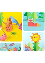 Samdon 108 Pieces Colorful Paper Kids Educational Toys