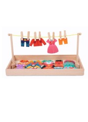 Variety of creative clothes drying educational toys