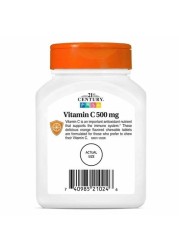 21st Century Orange Vitamin C Chewable 500mg Tablets