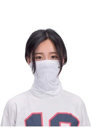 ROCKBROS Half Face Cycling Mask Windproof Breathable - White