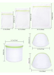 ALISSA 6Pcs Fine Mesh Laundry Basket Washing Bags Premium Quality Durable Household Bags for Protecting Delicate Clothing