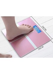 Aiwanto Bathroom Body Weight Scale Weighing Machine Digital Body Weight Bathroom Scale Elegant Pink