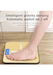 Aiwanto Gold Bathroom Body Weight Scale Body Weighing Scale Digital Body Weight Scale Measuring Scale Weighing Machine