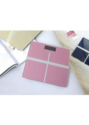 Aiwanto Bathroom Scale Bathroom Body Scale Weight Scale Bathroom Weighing Scale Gift for Women's Bathroom Digital Scale Pink