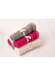 Glofresh Anti Microbial 100% Cotton Face Towels 6pcs Set - Size 30 x 30 cm - Multi Colors