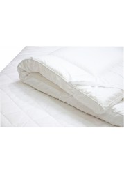 Maestro 100% Microfiber 90gsm Supersoft Mattress Topper 1Pc Polyester White 90 x 190 cm