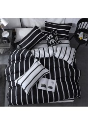 Deals for Less - Double Size, 6-Piece Bedding Set, Striped Design