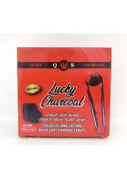 Lucky Charcoal 80 Pieces - Al Saqr - Fast Flammable and Long Lasting Charcoal Incense for Incense - 33 mm