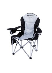 King camp-Deluxe Hard Arms Lumbar Support Camping Chair