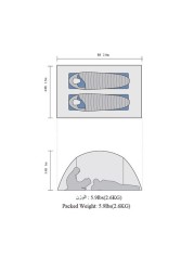 Kazu Pop Up Tent For 2/3 Persons, Brown