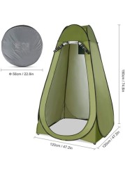 Aiwanto Tent Changing Room Privacy Tent Portable Outdoor Shower Tent Camp Toilet Rain Shelter For Beach Camping