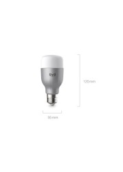 Xiaomi - Xiaomi Yeelight Colorful LED Smart Bulb E27 Color Light 9W 600 Lumens Remote Control APP Smart Home 16M Colors Work For 11 Years