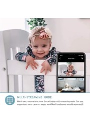 Pink Cotton Lollipop Wi-Fi HD Video Baby Monitor