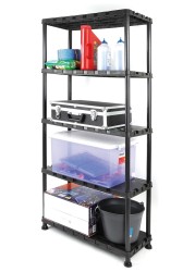 Tactics Plastic Shelves 5 Layers - 74 W x 32 D x 171 cm - TTX -320402